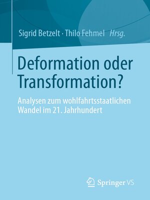 cover image of Deformation oder Transformation?